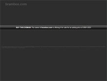 Tablet Screenshot of brambos.com
